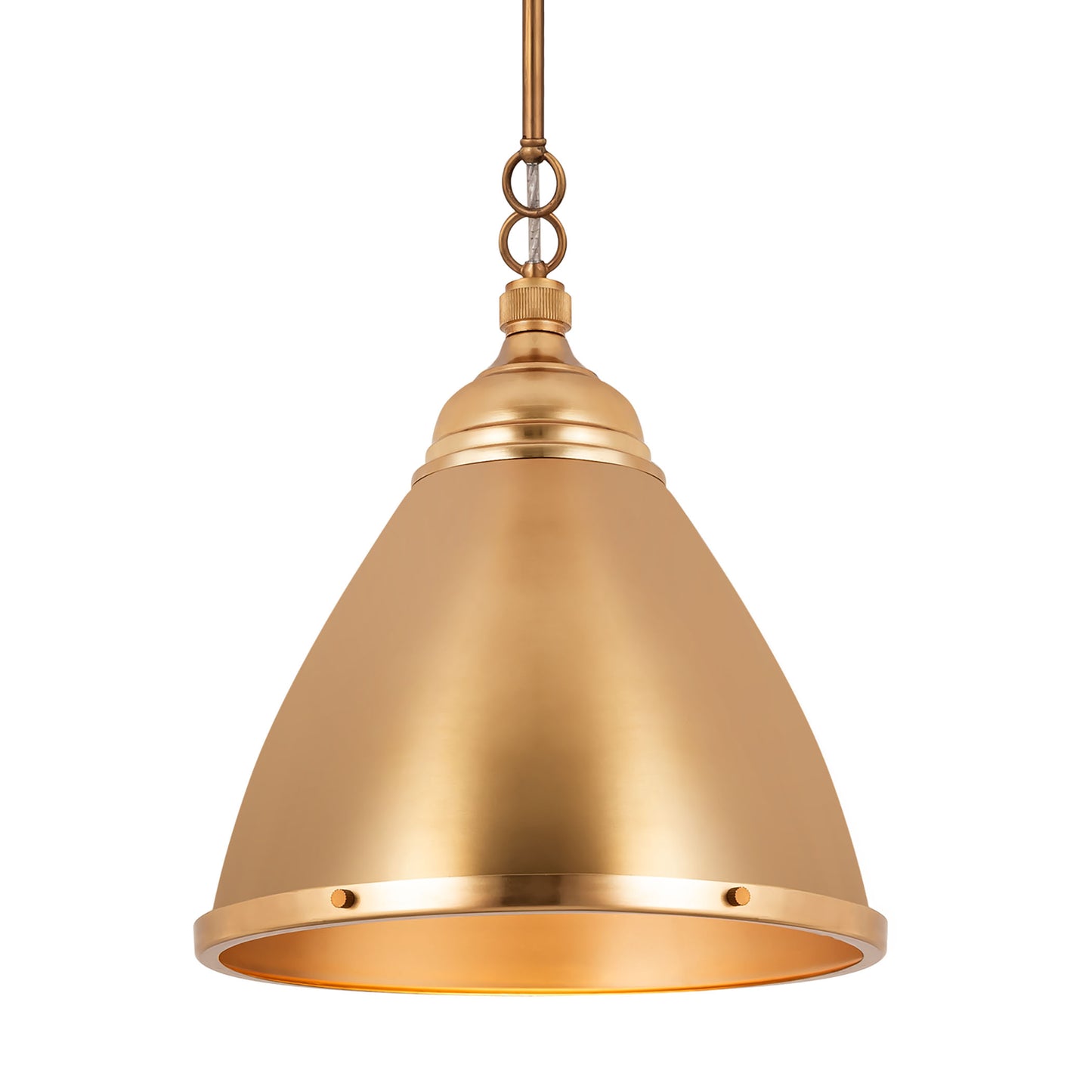 96033/1 - Katelyn 15'' Wide 1-Light Pendant - Satin Brass