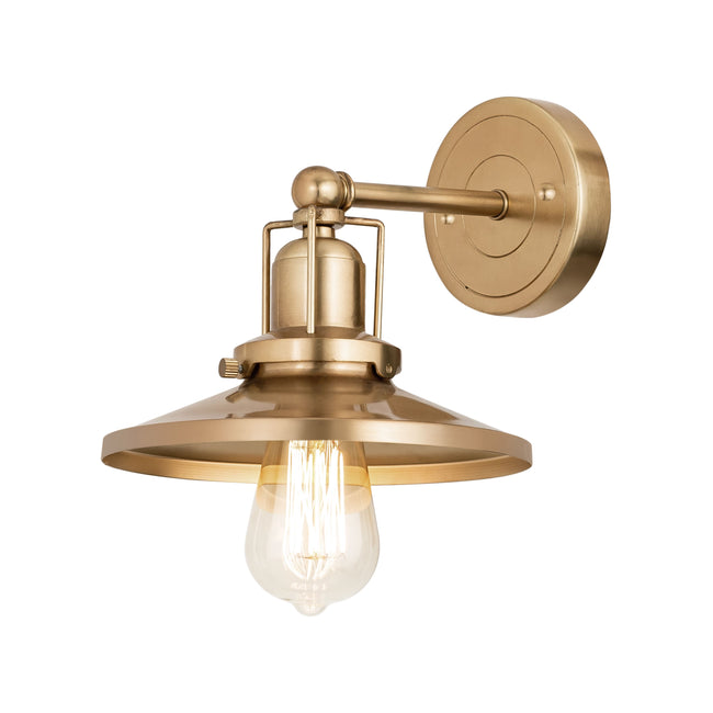 96120/1 - English Pub 7'' High 1-Light Sconce - Satin Brass