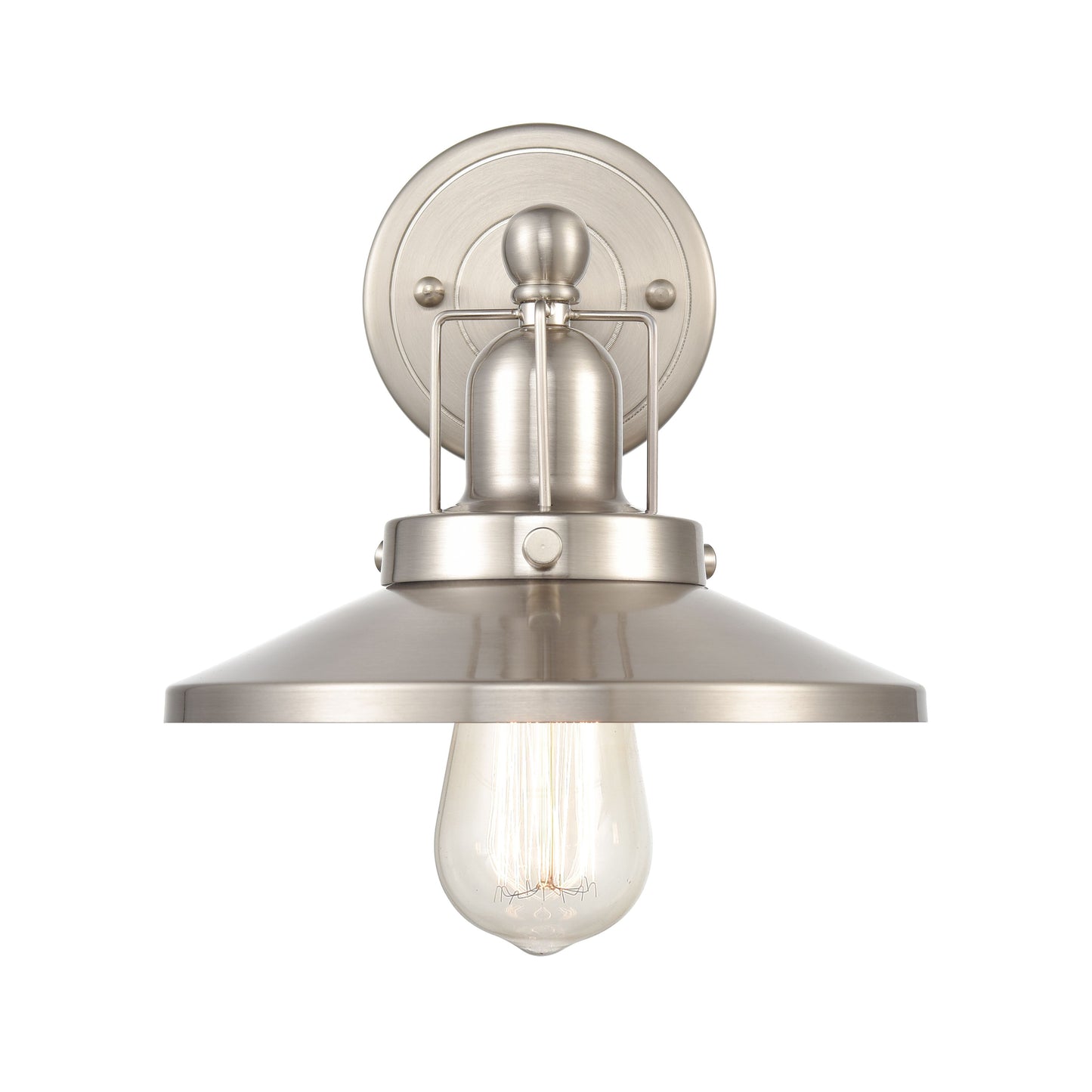 96140/1 - English Pub 8'' High 1-Light Sconce - Satin Nickel