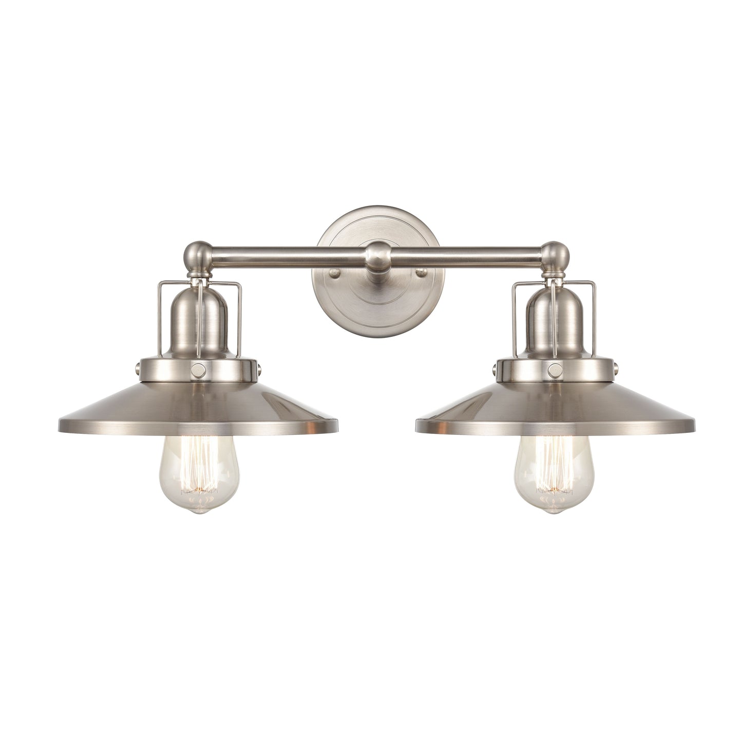 96141/2 - English Pub 18'' Wide 2-Light Vanity Light - Satin Nickel