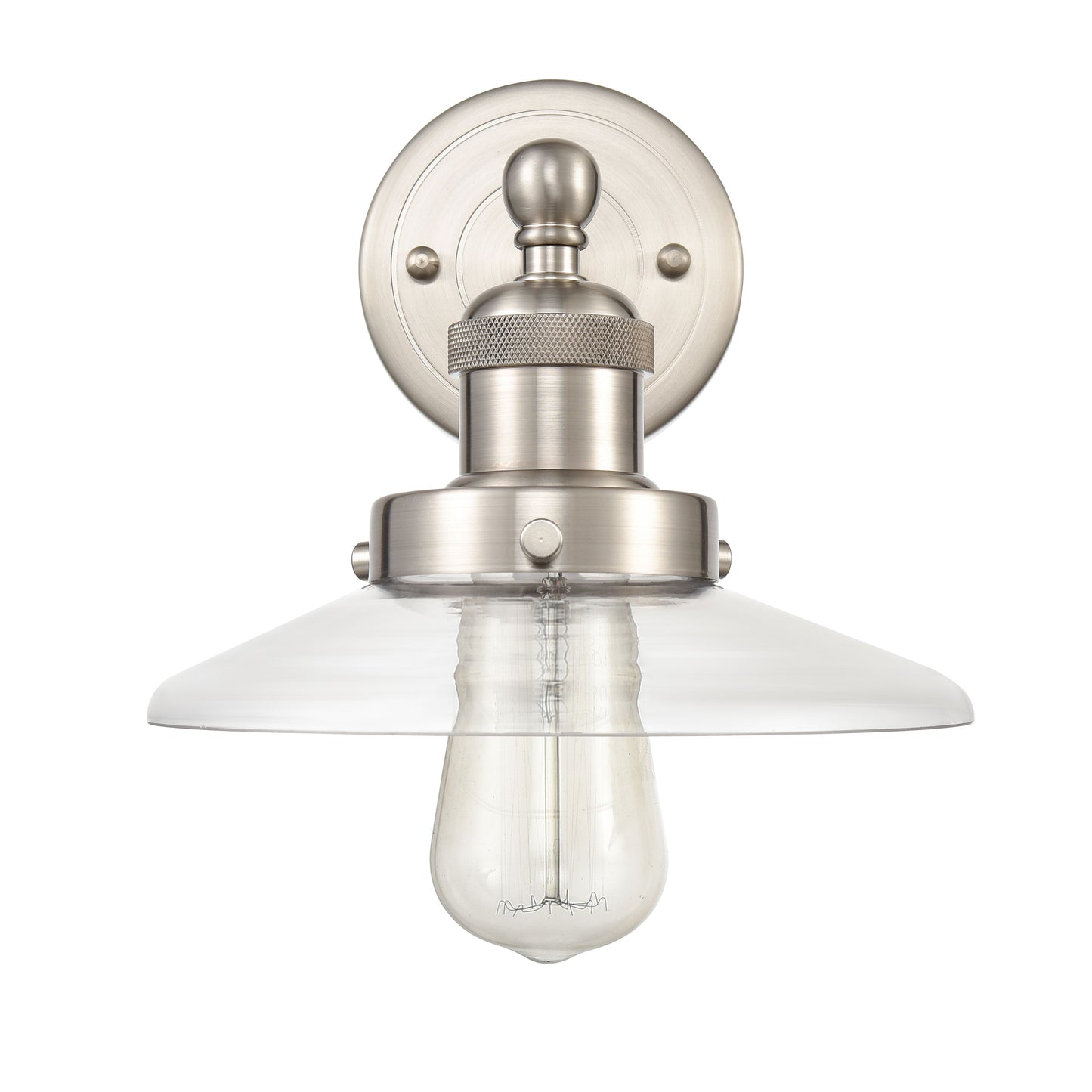 96150/1 - English Pub 8'' High 1-Light Sconce - Satin Nickel