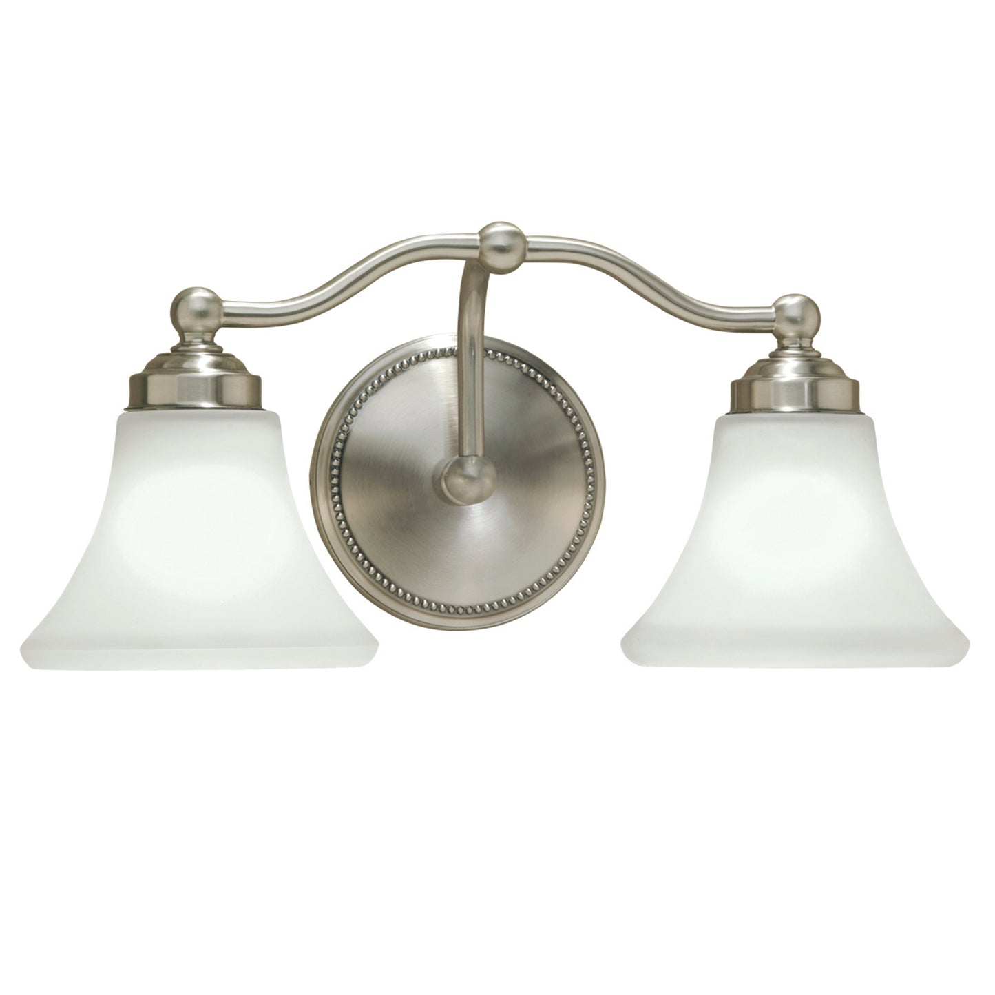 9662-BN-FL - Soleil Indoor Wall Sconce - Brushed Nickel