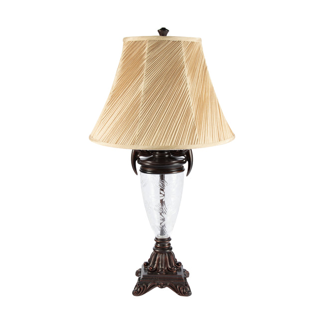 96623 - Etched Glass Table Lamp