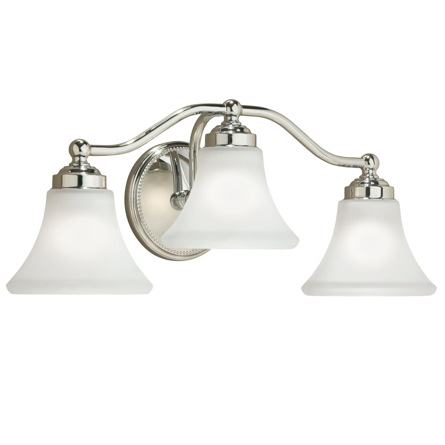 9663-CH-FL - Soleil Indoor Wall Sconce - Chrome