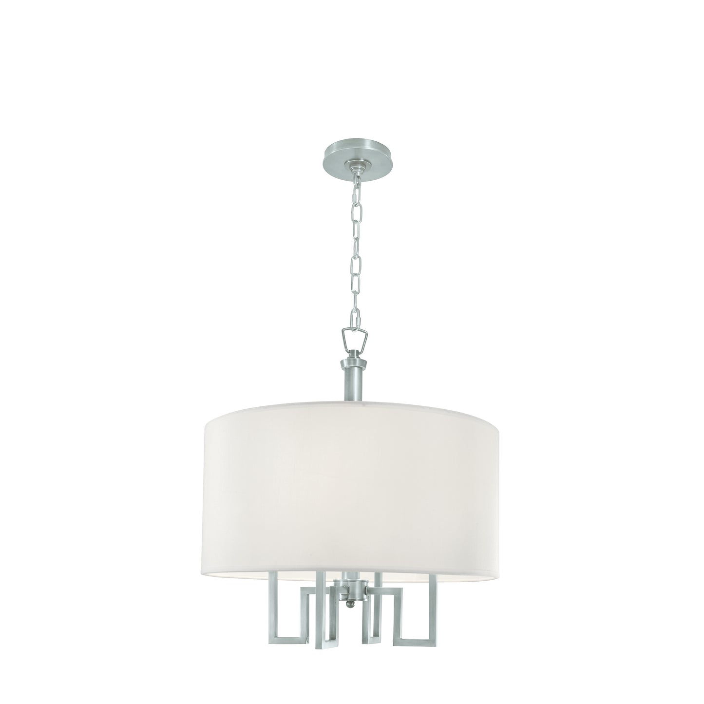 9677-BN-WS - Maya 4 Arm Chandelier - Brushed Nickel