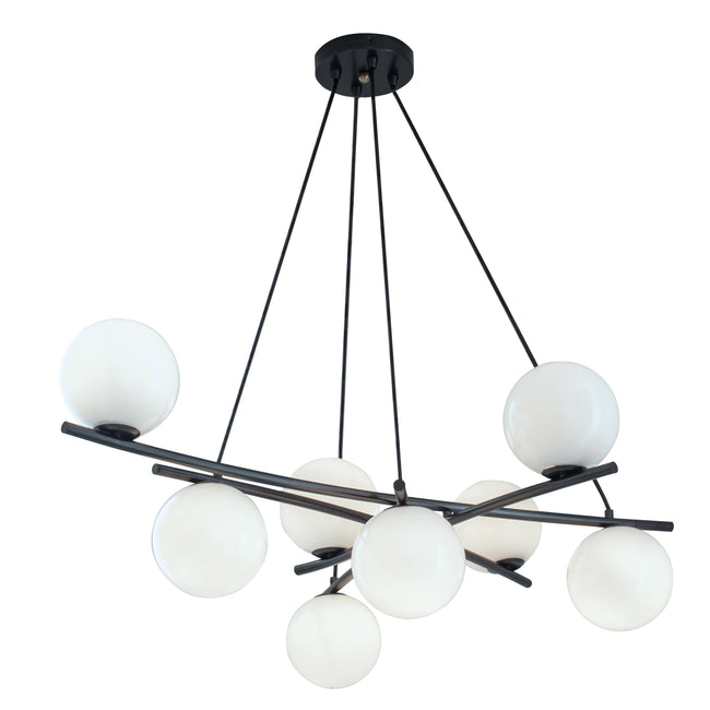 9680-ADB-OP - Perch Pendant Light - Acid Dipped Black