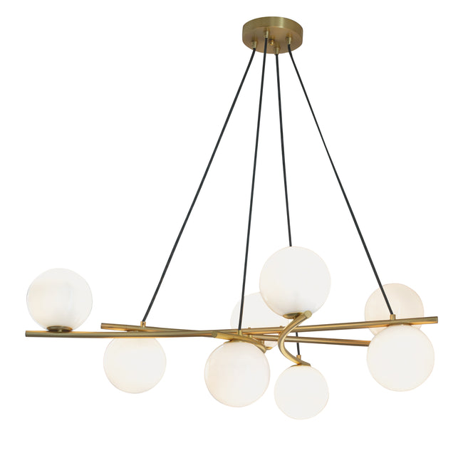 9680-SB-OP - Perch Pendant Light - Satin Brass