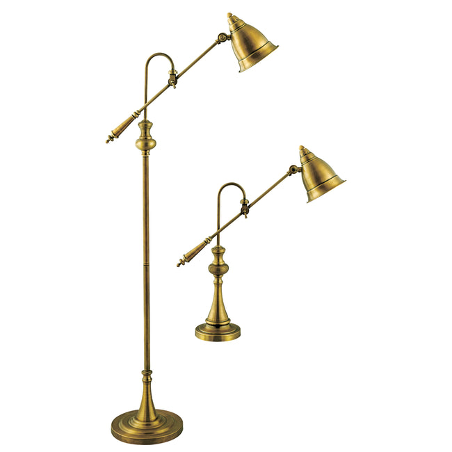 97623 - Watson Floor and Table Lamp - Set of 2 Brass