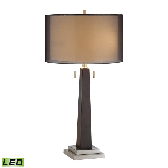 99558-LED - Jaycee 29'' High 2-Light Table Lamp - Black - Includes LED Bulbs