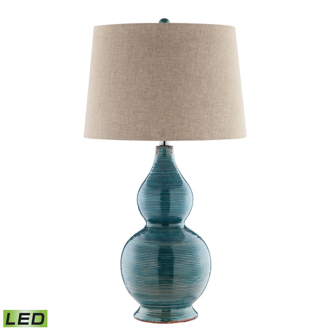 99784-LED - Lara 31.75'' High 1-Light Table Lamp - Blue - Includes LED Bulb