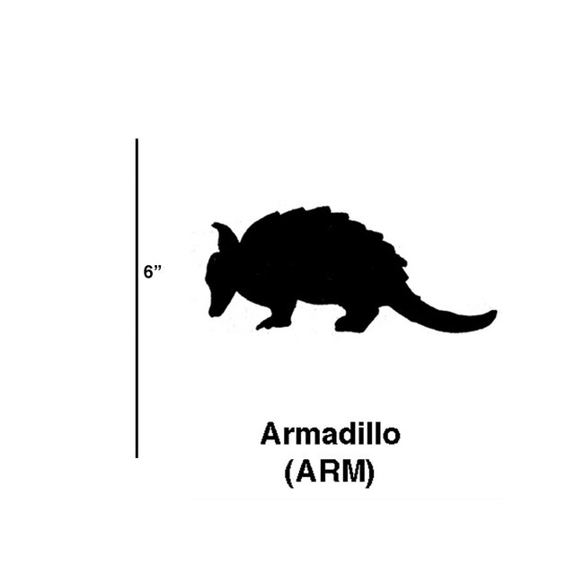 ARM/S6 - Armadillo Cookie Cutters (Set of 6)