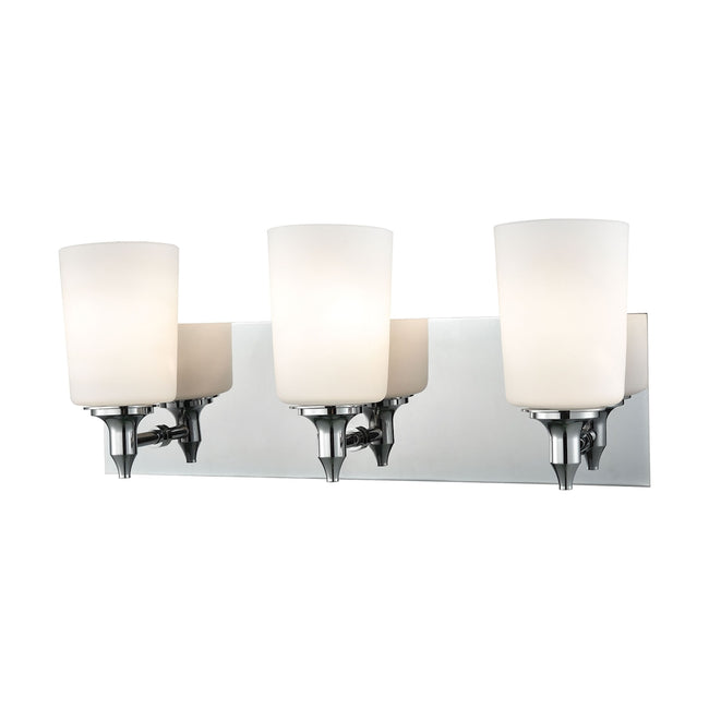 BV2413-10-15 - Alton Road 3-Light Vanity Lamp in Chrome with Opal Glass