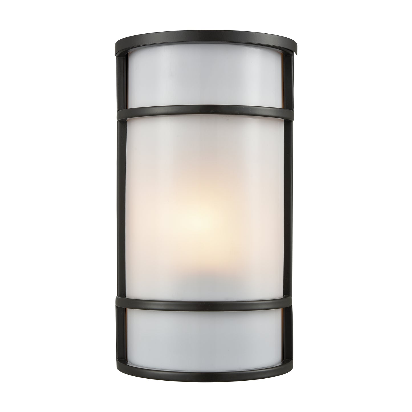 89183/1 - Crested Butte 9" Wide 1-Light Outdoor Sconce in Vintage Brass with Clear Glas