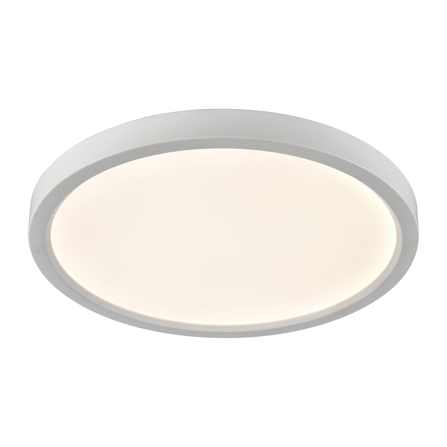 CL781434 - Titan 15'' Wide Integrated LED Round Flush Mount - White