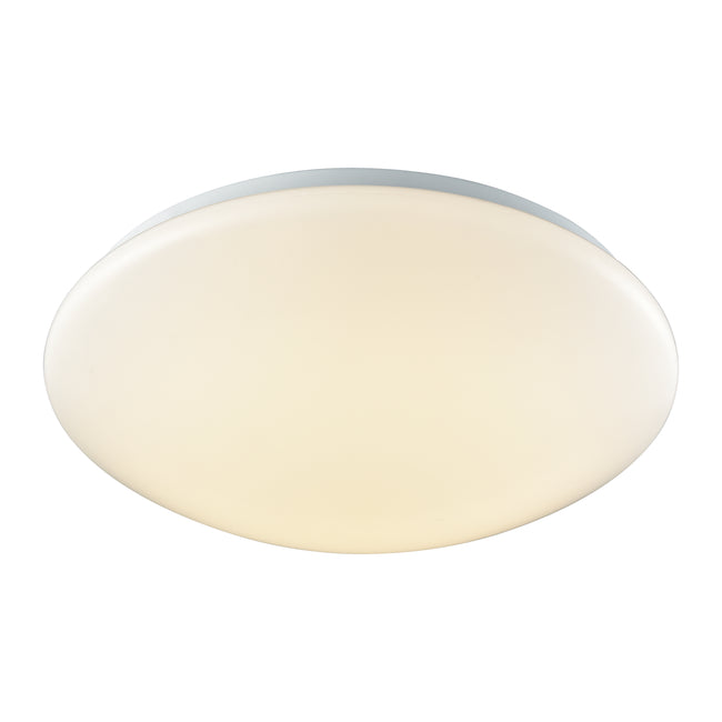 CL783024 - Kalona 15'' Wide 1-Light Flush Mount - White