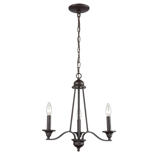 CN110321 - Farmington 18'' Wide 3-Light Chandelier - Oil Rubbed Bronze