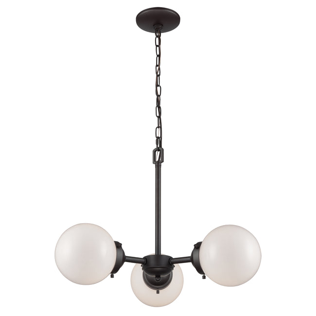 CN120321 - Beckett 22'' Wide 3-Light Chandelier - Oil Rubbed Bronze