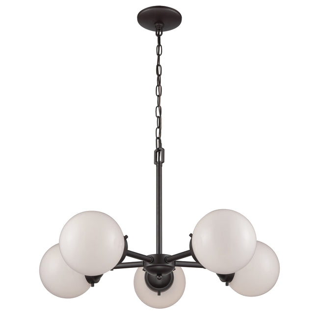 CN120521 - Beckett 26'' Wide 5-Light Chandelier - Oil Rubbed Bronze