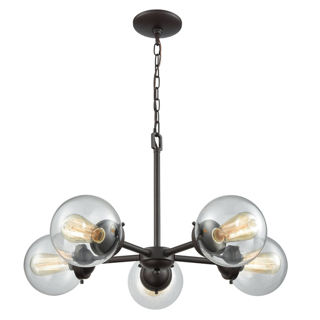 CN129521 - Beckett 26'' Wide 5-Light Chandelier - Oil Rubbed Bronze