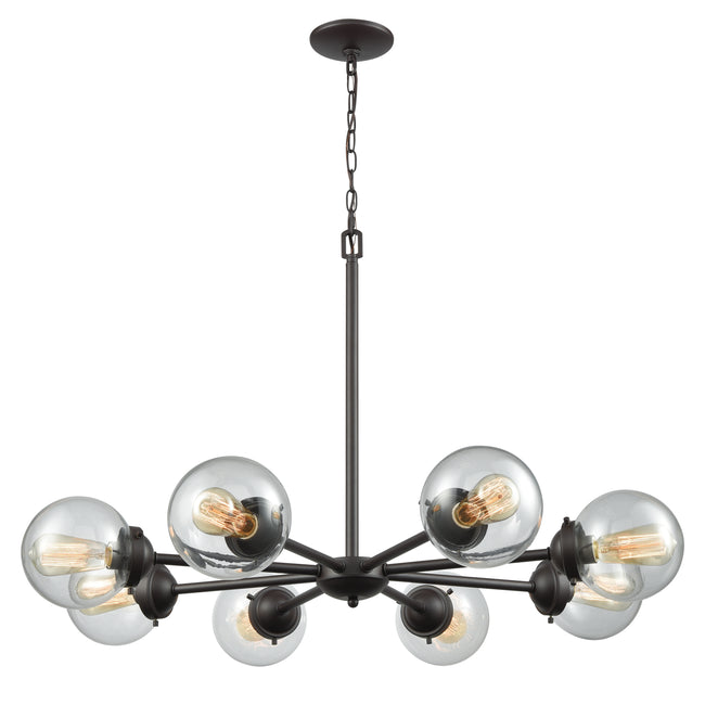 CN129821 - Beckett 37'' Wide 8-Light Chandelier - Oil Rubbed Bronze