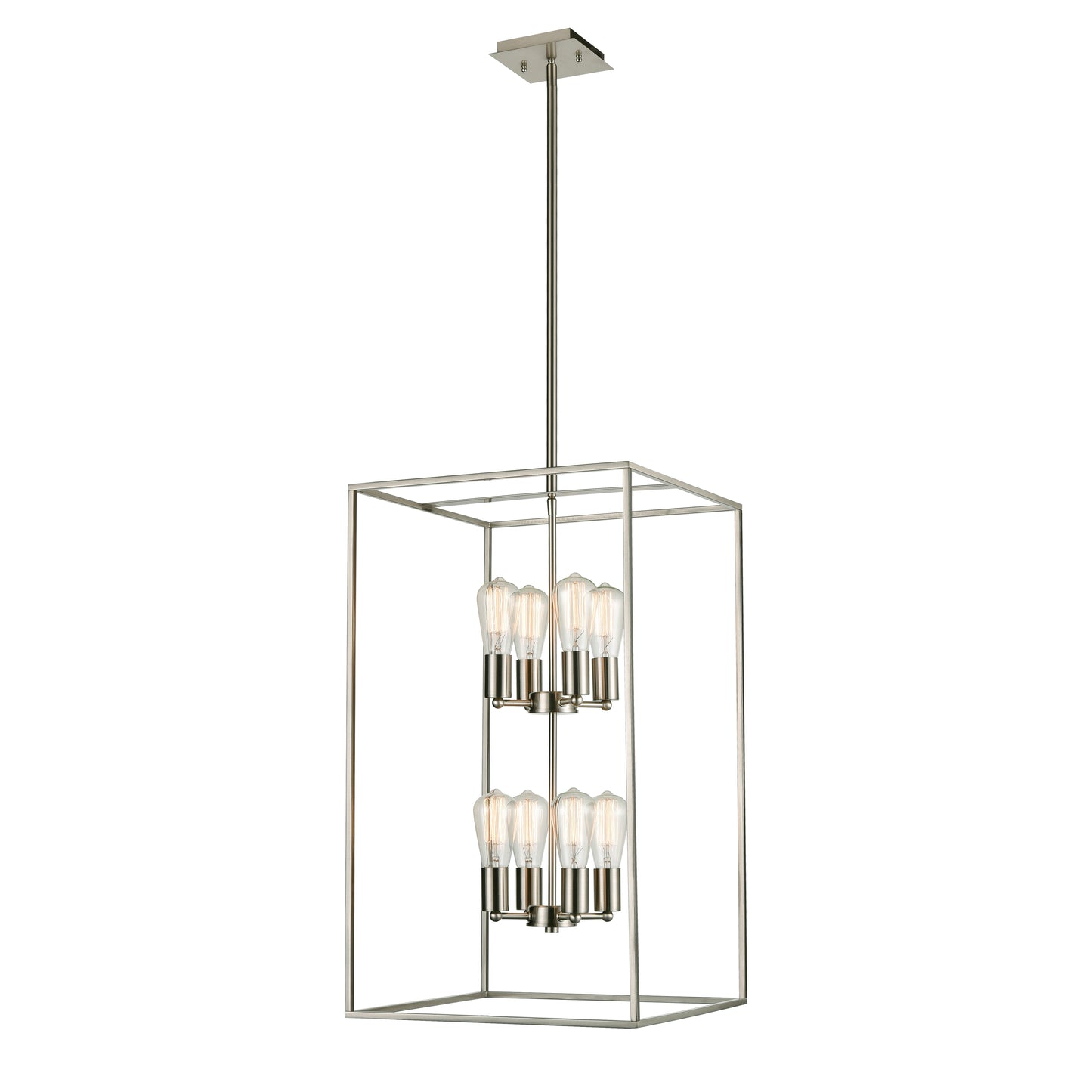 CN150882 - Williamsport 17'' Wide 8-Light Pendant - Brushed Nickel