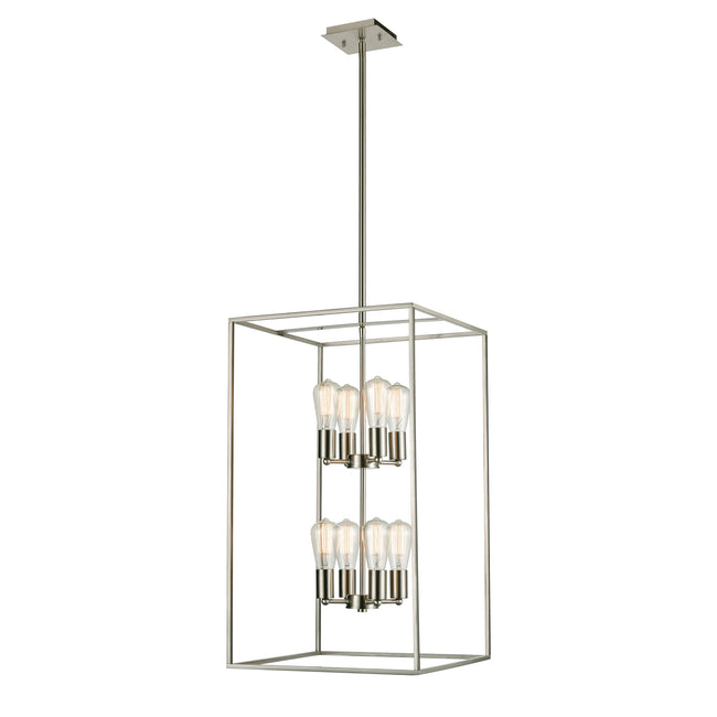 CN150882 - Williamsport 17'' Wide 8-Light Pendant - Brushed Nickel