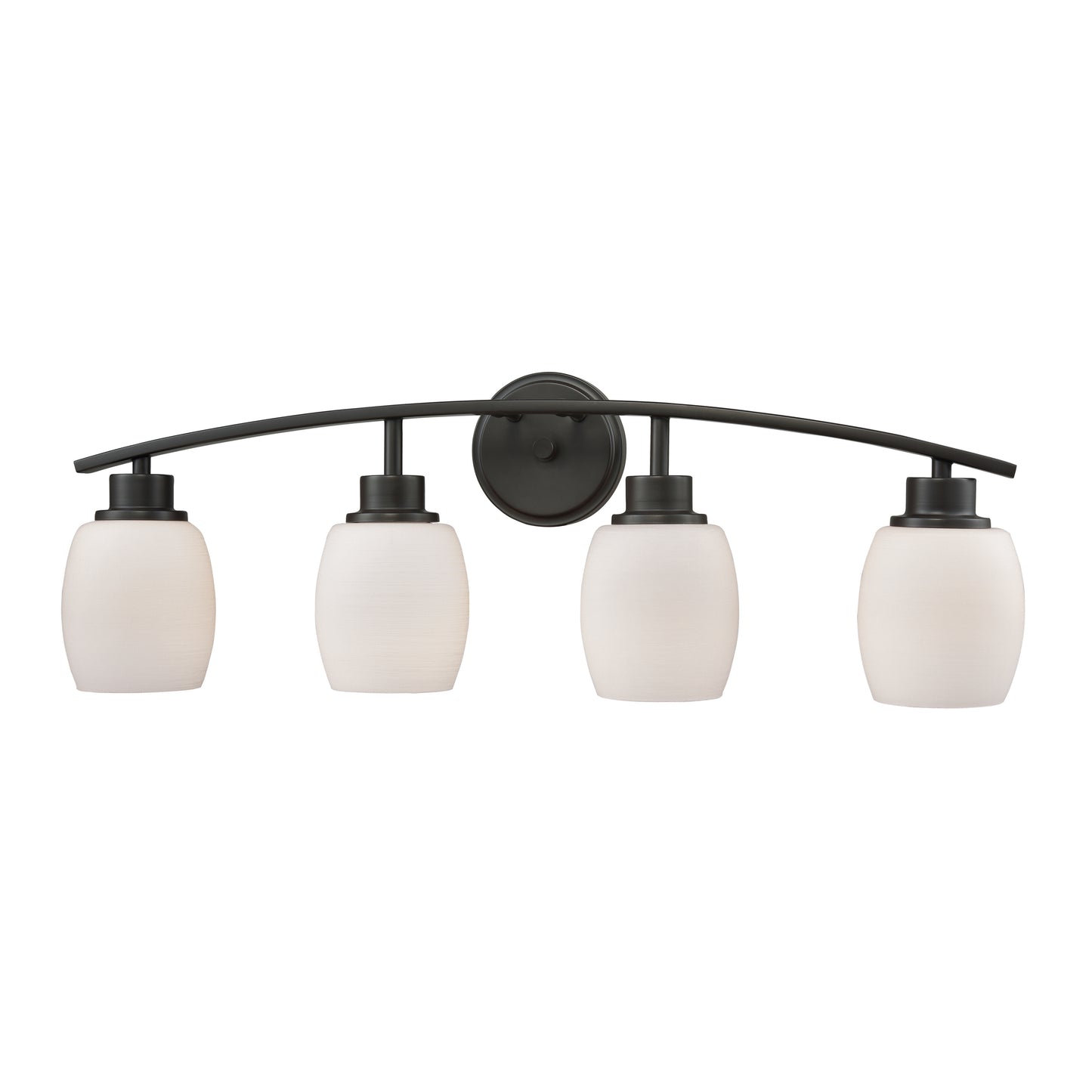 CN170411 - Casual Mission 28'' Wide 4-Light Vanity Light - Oil Rubbed Bronze