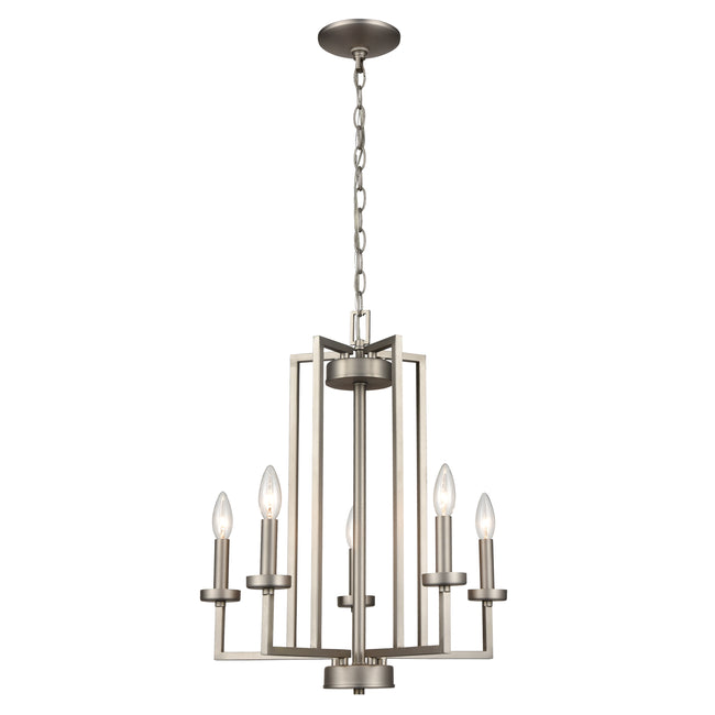 CN240522 - West End 20'' Wide 6-Light Chandelier - Brushed Nickel