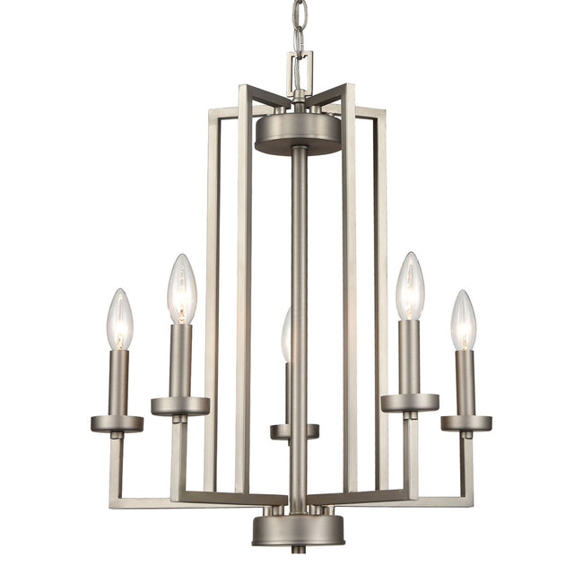 CN240522 - West End 20'' Wide 6-Light Chandelier - Brushed Nickel