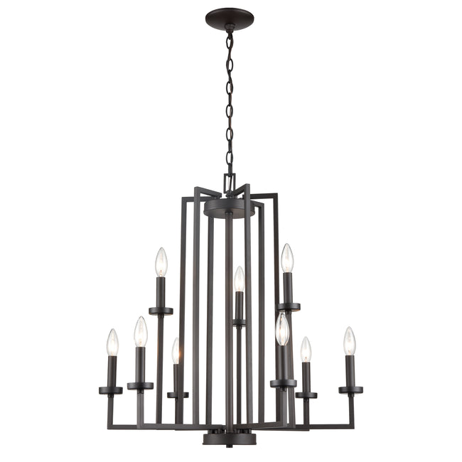 CN240921 - West End 26.75'' Wide 9-Light Chandelier - Oil Rubbed Bronze