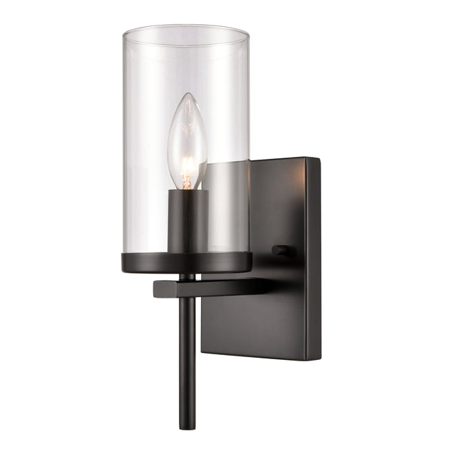 CN290126 - Oakland 12'' High 1-Light Sconce - Black