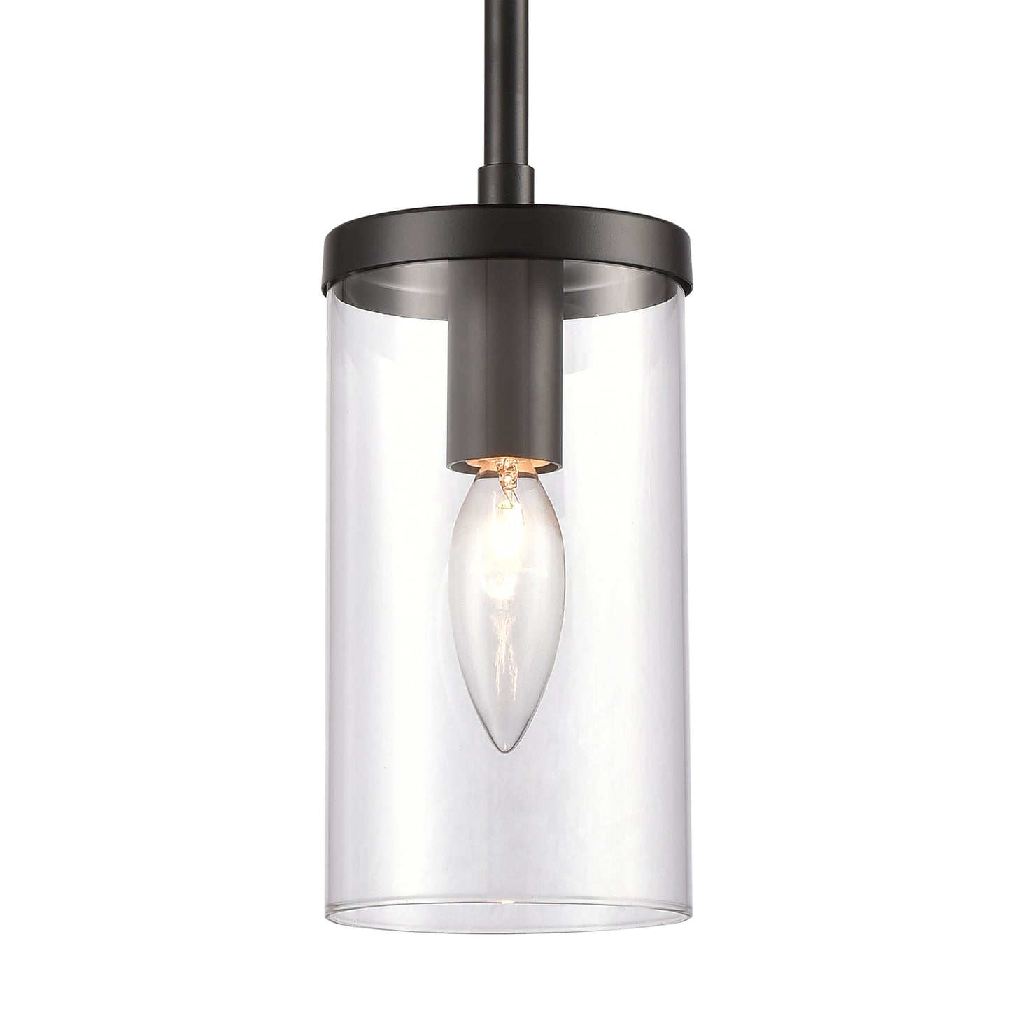 CN290156 - Oakland 4'' Wide 1-Light Mini Pendant - Black