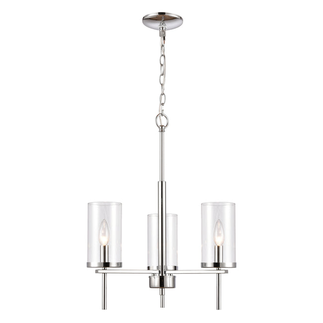 CN290323 - Oakland 19'' Wide 3-Light Chandelier - Chrome