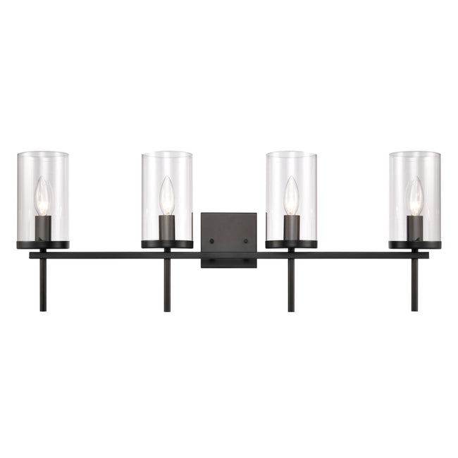 CN290416 - Oakland 32.5'' Wide 4-Light Vanity Light - Black