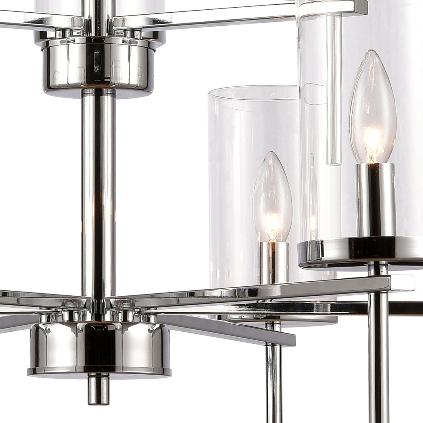 CN290923 - Oakland 28.5'' Wide 9-Light Chandelier - Chrome