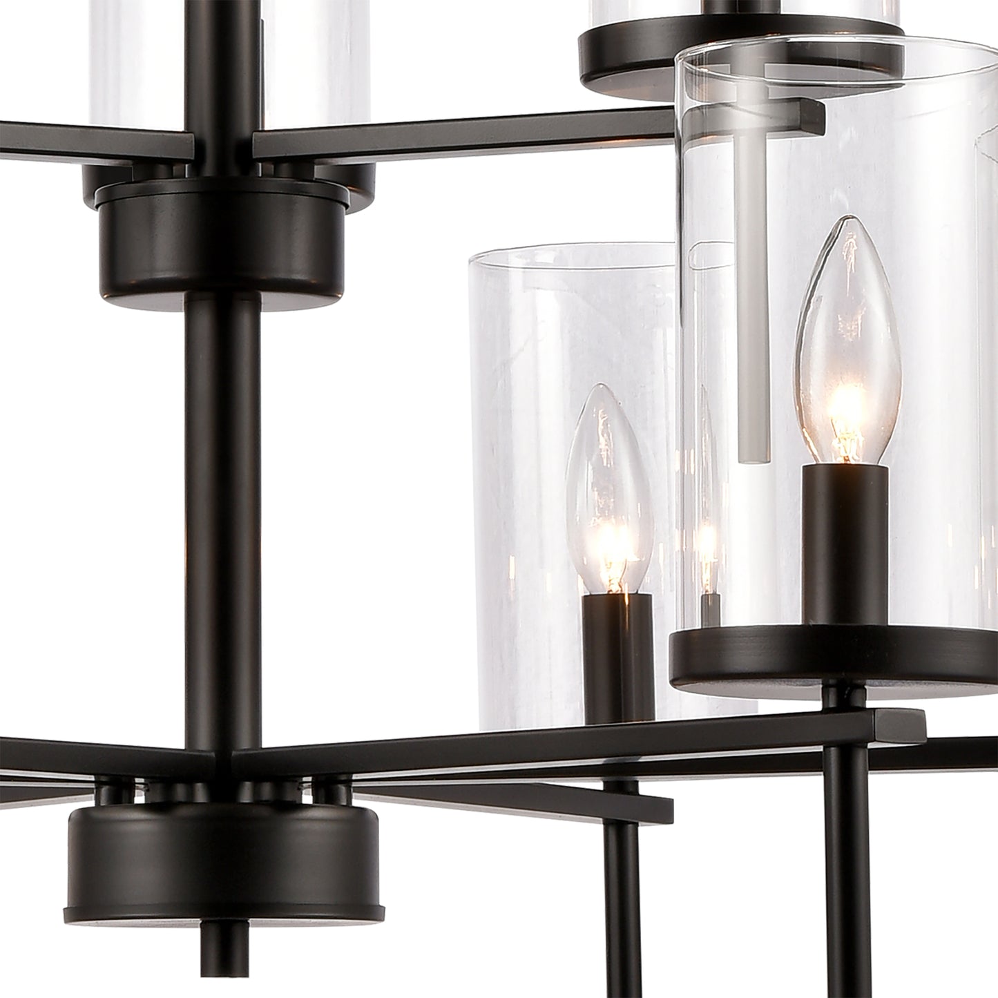 CN290926 - Oakland 28.5'' Wide 9-Light Chandelier - Black