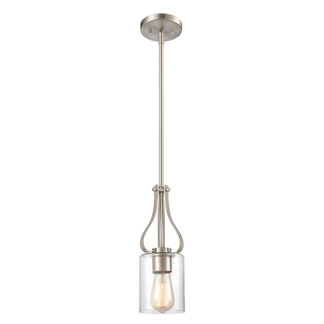 CN300152 - Market Square 5'' Wide 1-Light Mini Pendant - Brushed Nickel