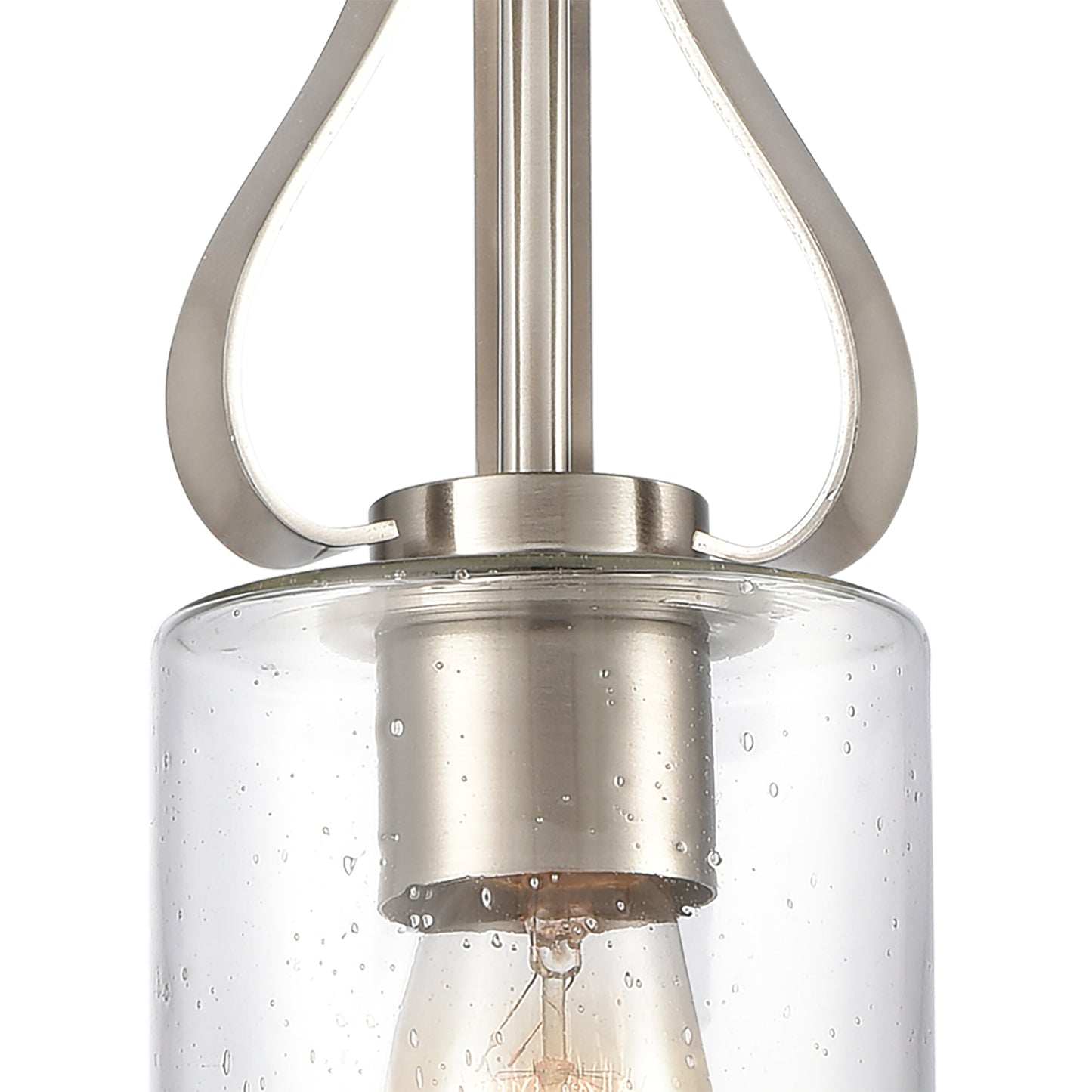 CN300152 - Market Square 5'' Wide 1-Light Mini Pendant - Brushed Nickel