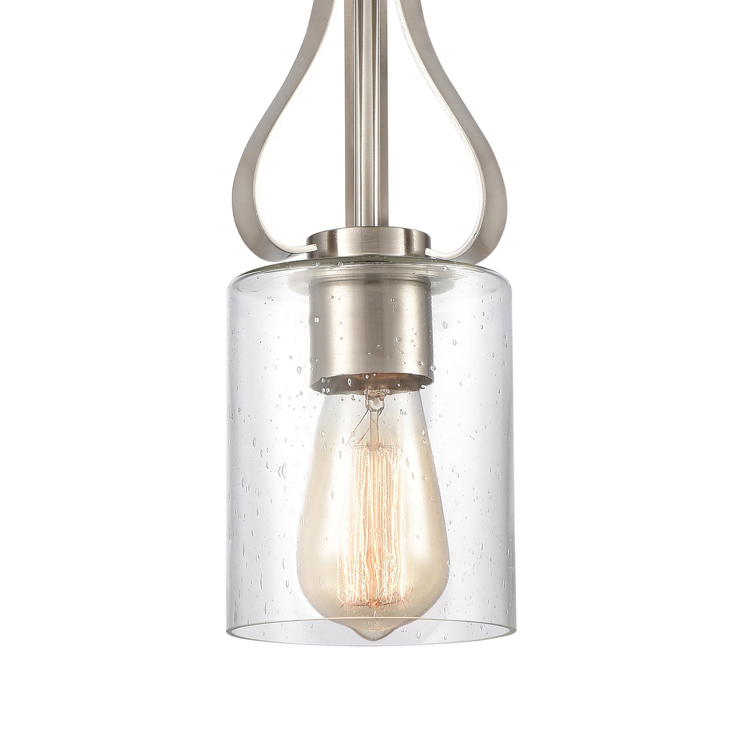 CN300152 - Market Square 5'' Wide 1-Light Mini Pendant - Brushed Nickel