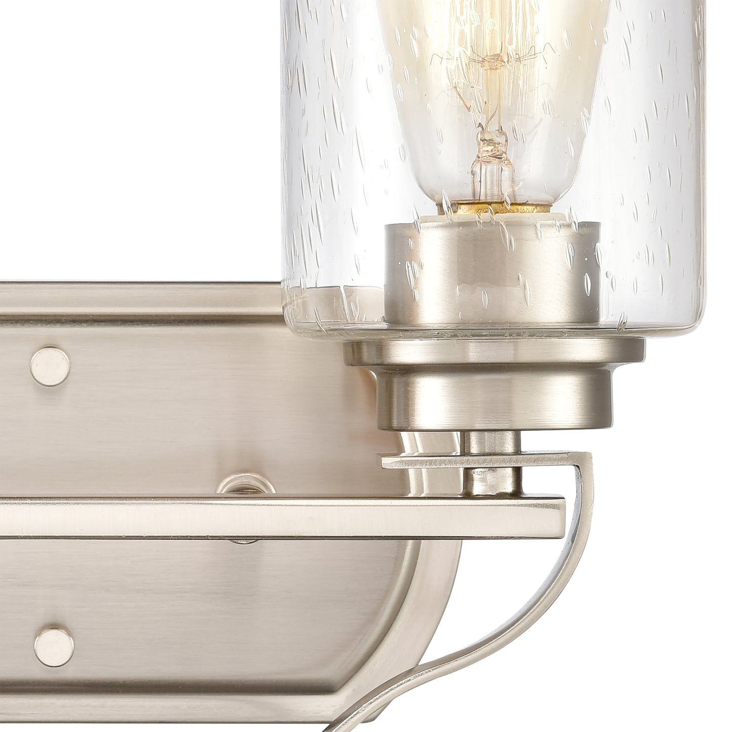 CN300212 - Market Square 12'' Wide 2-Light Vanity Light - Brushed Nickel