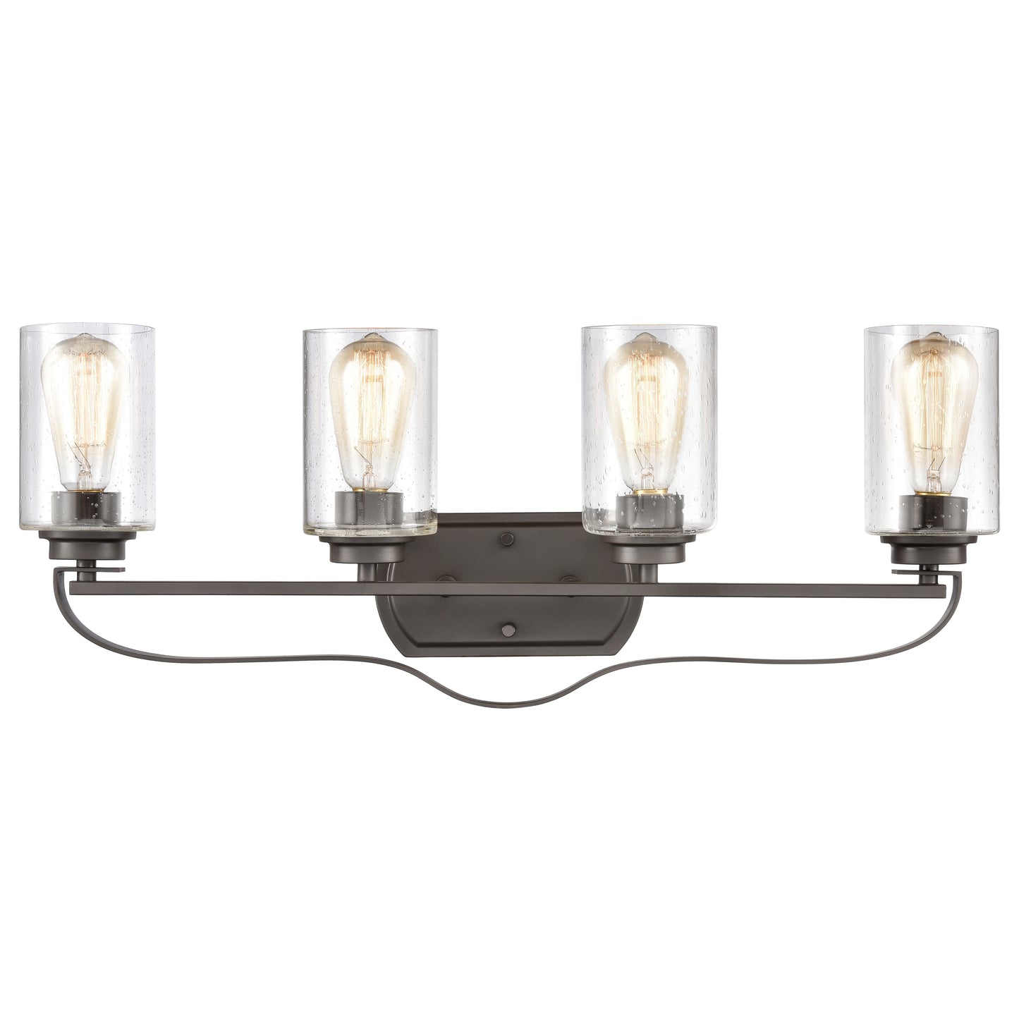 CN300411 - Market Square 28'' Wide 4-Light Vanity Light - Oil Rubbed Bronze