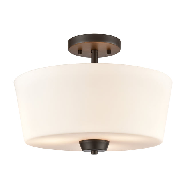 CN310281 - Winslow 15'' Wide 3-Light Semi Flush Mount - Oil Rubbed Bronze