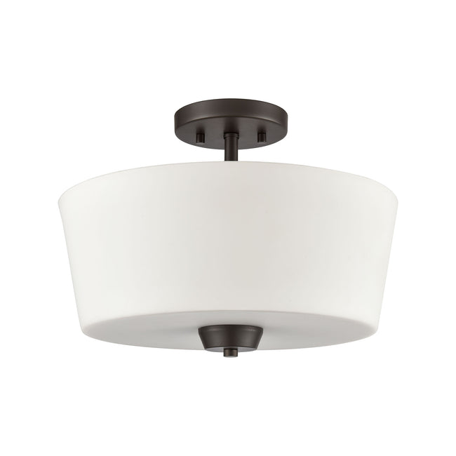 CN310281 - Winslow 15'' Wide 3-Light Semi Flush Mount - Oil Rubbed Bronze