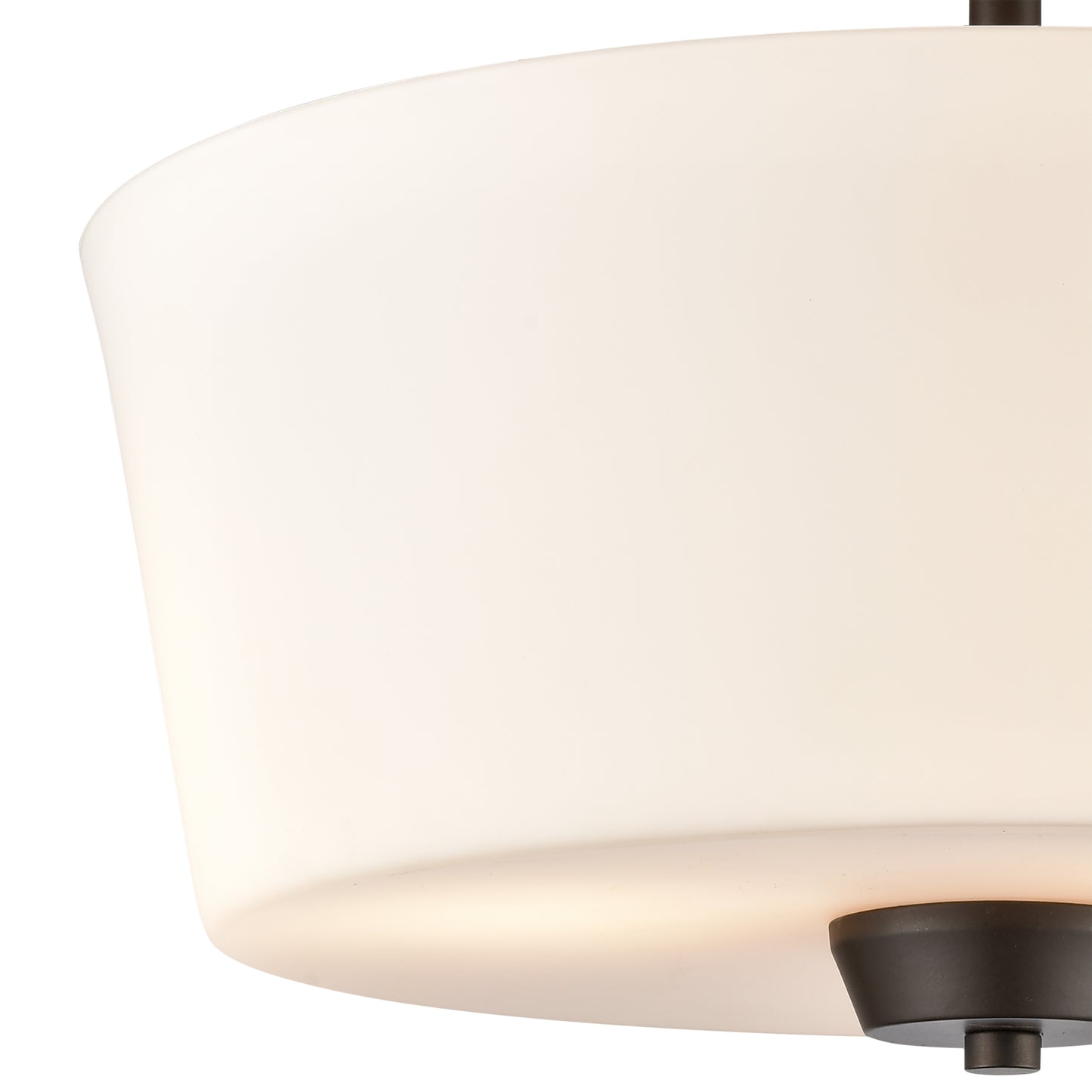 CN310282 - Winslow 15'' Wide 3-Light Semi Flush Mount - Brushed Nickel