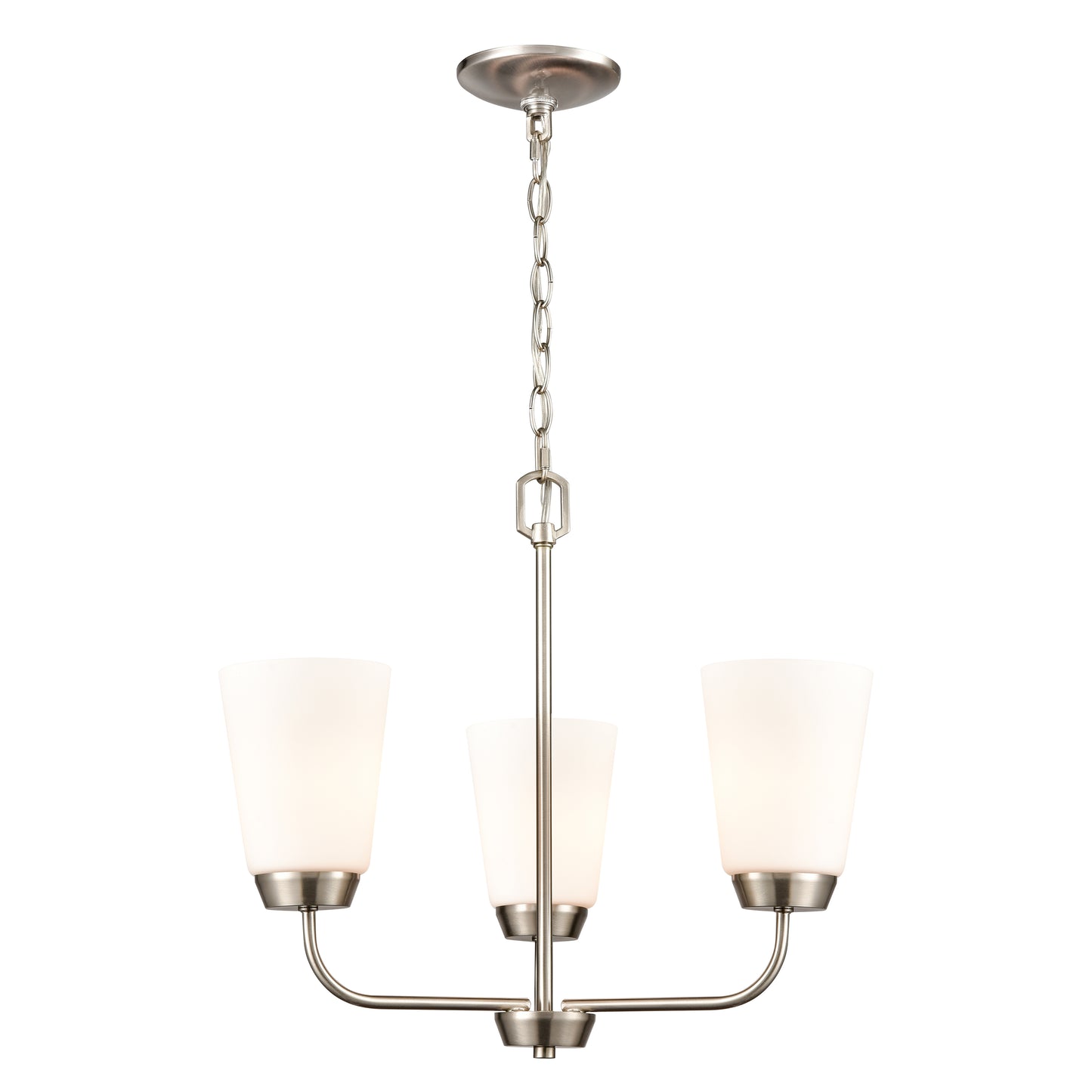 CN310322 - Winslow 19'' Wide 3-Light Chandelier - Brushed Nickel