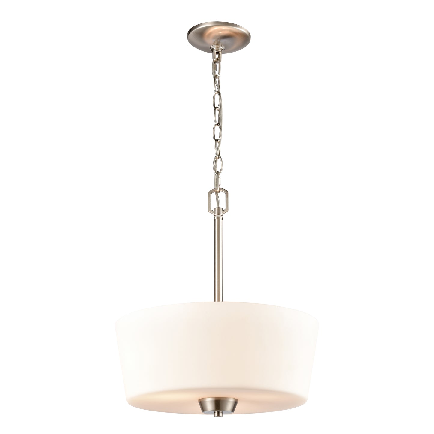 CN310842 - Winslow 15'' Wide 3-Light Pendant - Brushed Nickel