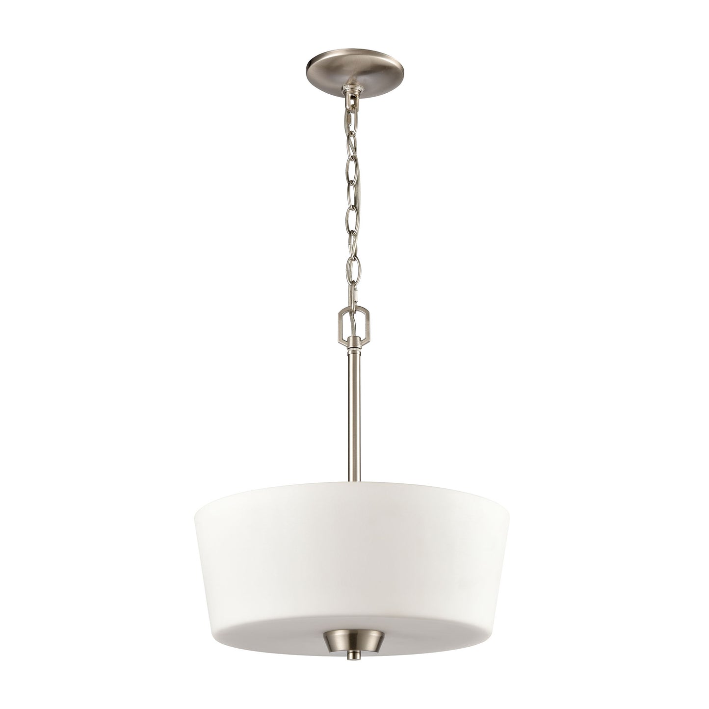 CN310842 - Winslow 15'' Wide 3-Light Pendant - Brushed Nickel