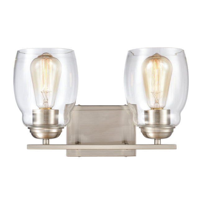 CN320212 - Calistoga 14'' Wide 2-Light Vanity Light - Brushed Nickel