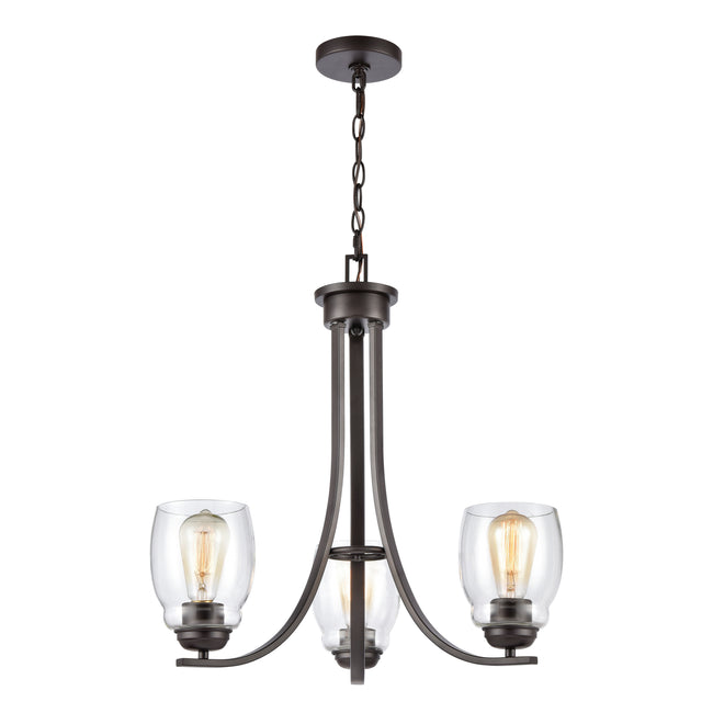 CN320321 - Calistoga 23'' Wide 3-Light Chandelier - Oil Rubbed Bronze