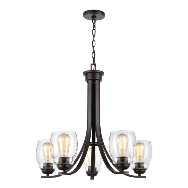 CN320521 - Calistoga 25'' Wide 5-Light Chandelier - Oil Rubbed Bronze